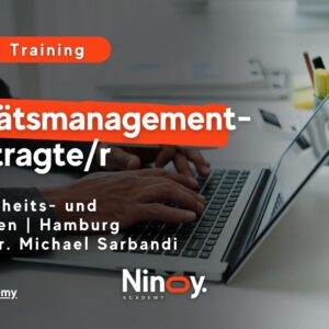 Qualitätsmanagementbeauftragte im Gesundheitswesen Präsenz-Intensivkurs in Hamburg bei der Ninoy Academy – Zertifikatsfortbildung für MFA und Pflegefachkräfte.